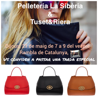 Pelleteria la sibèria, invitació presentació 21-5-2015